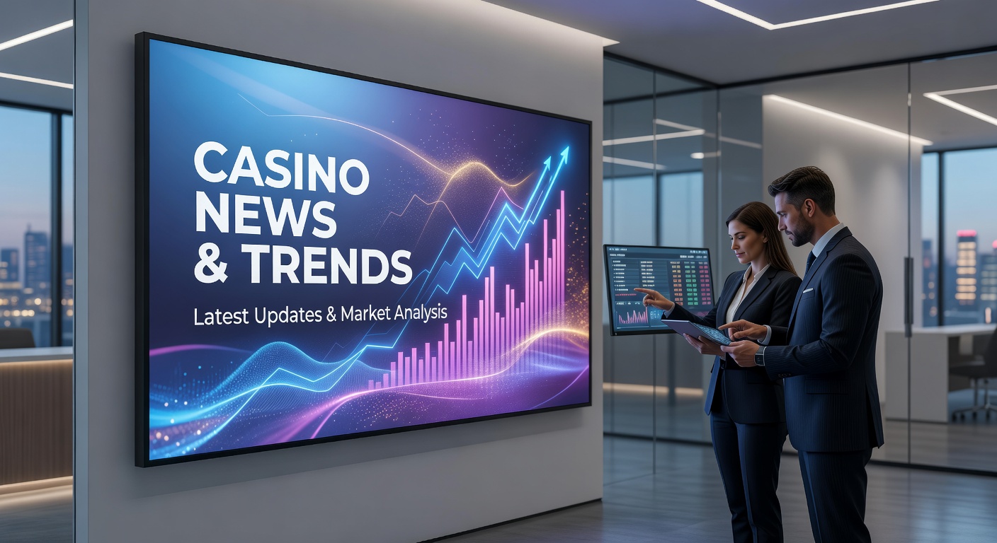Vibrant casino floor bustling with slot machines and table games under bright lights, capturing the energy of traditional gaming