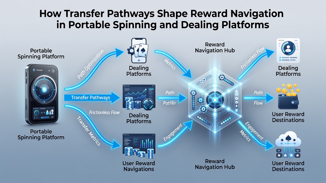 User navigating reward tiers on a portable dealing platform with visible transfer pathways