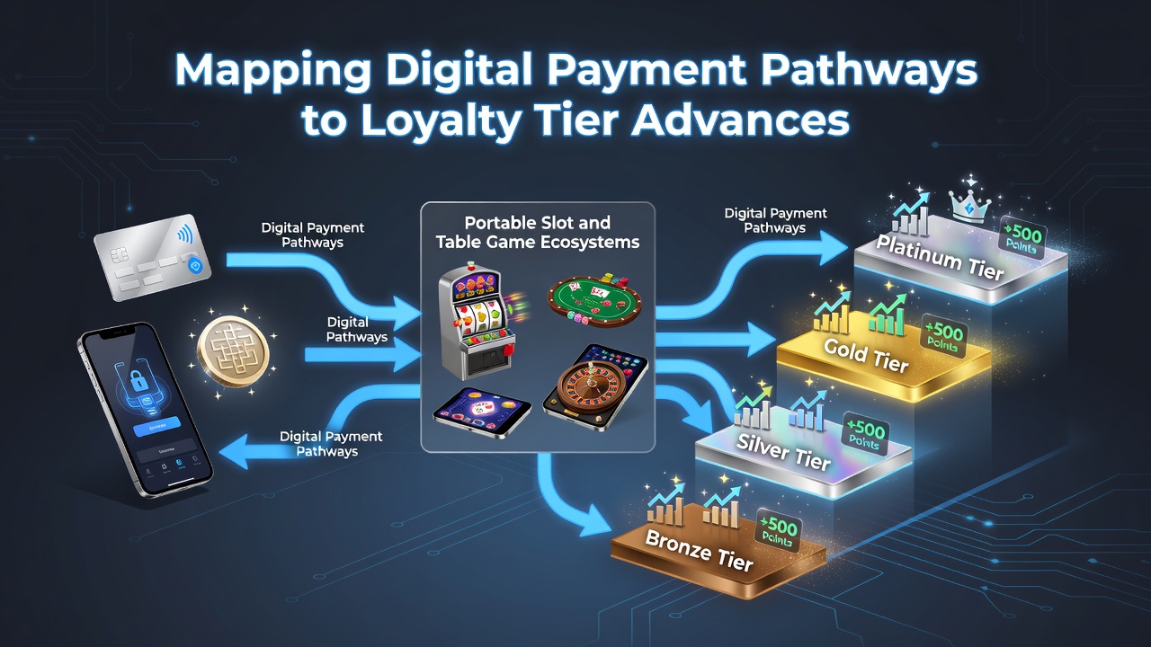 Loyalty tier dashboard overlaying a mobile table game interface with payment confirmation